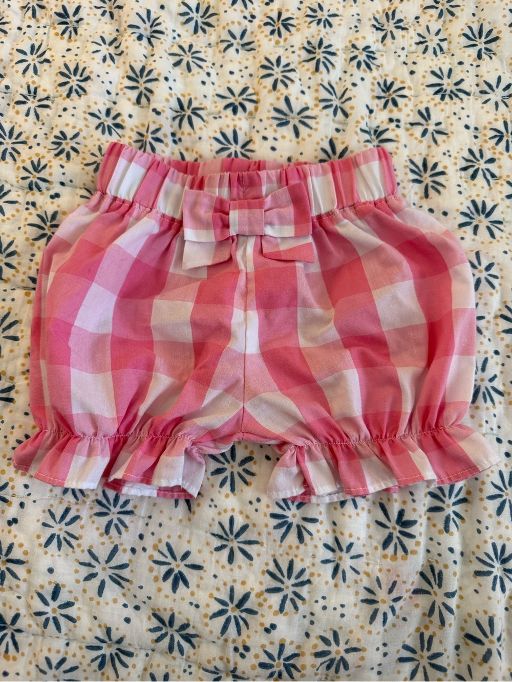 TBBC Pink Gingham Ruffle Bloomers